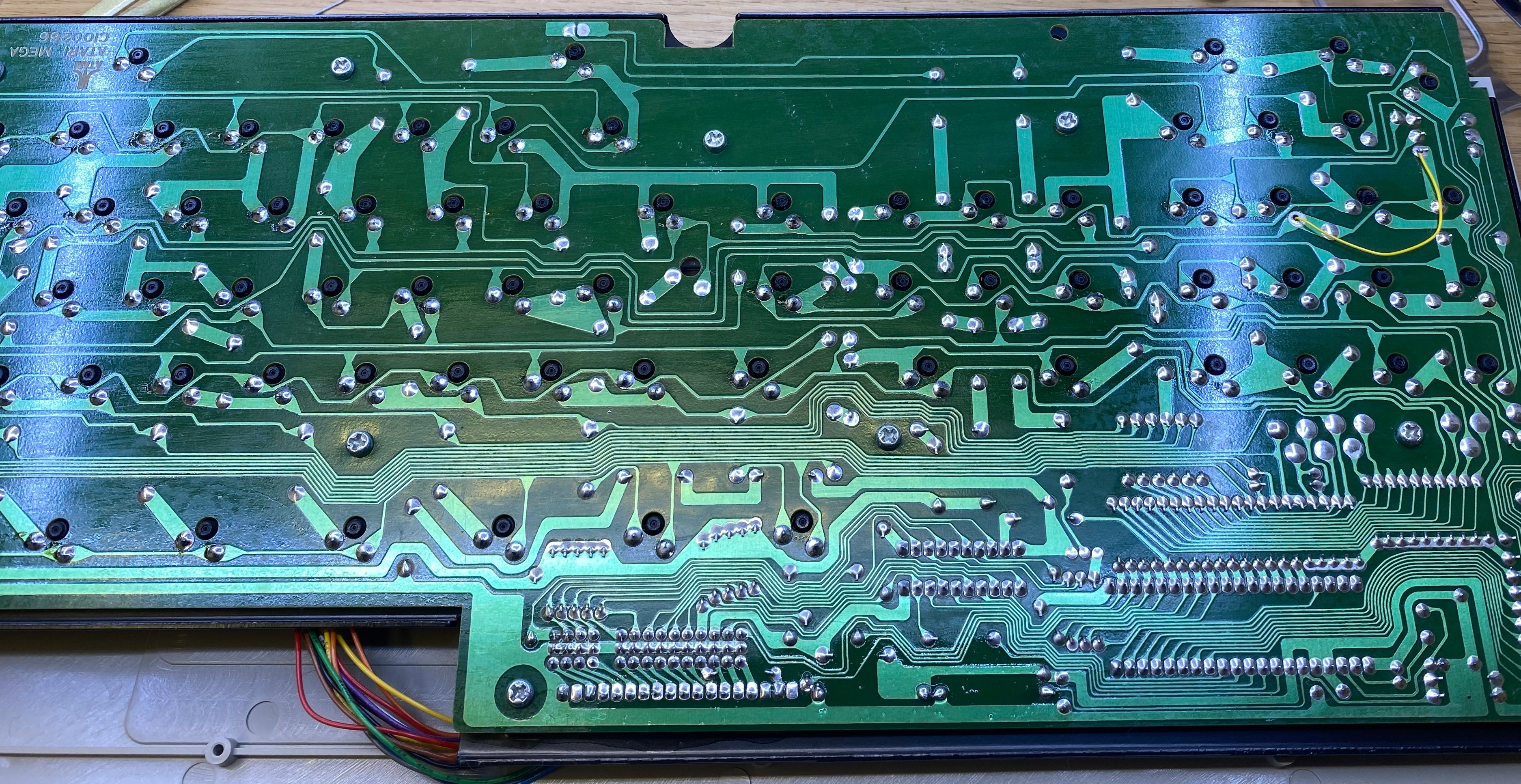 PCB with everything soldered back together